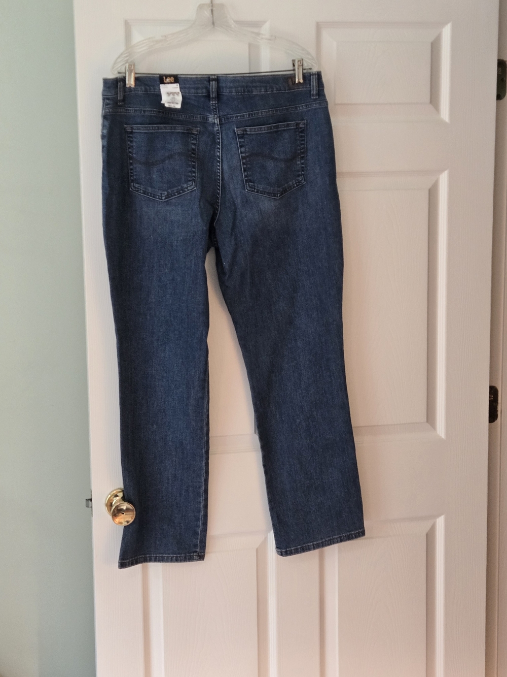 Lee Women's Classic Straight Jeans - Dark Blue